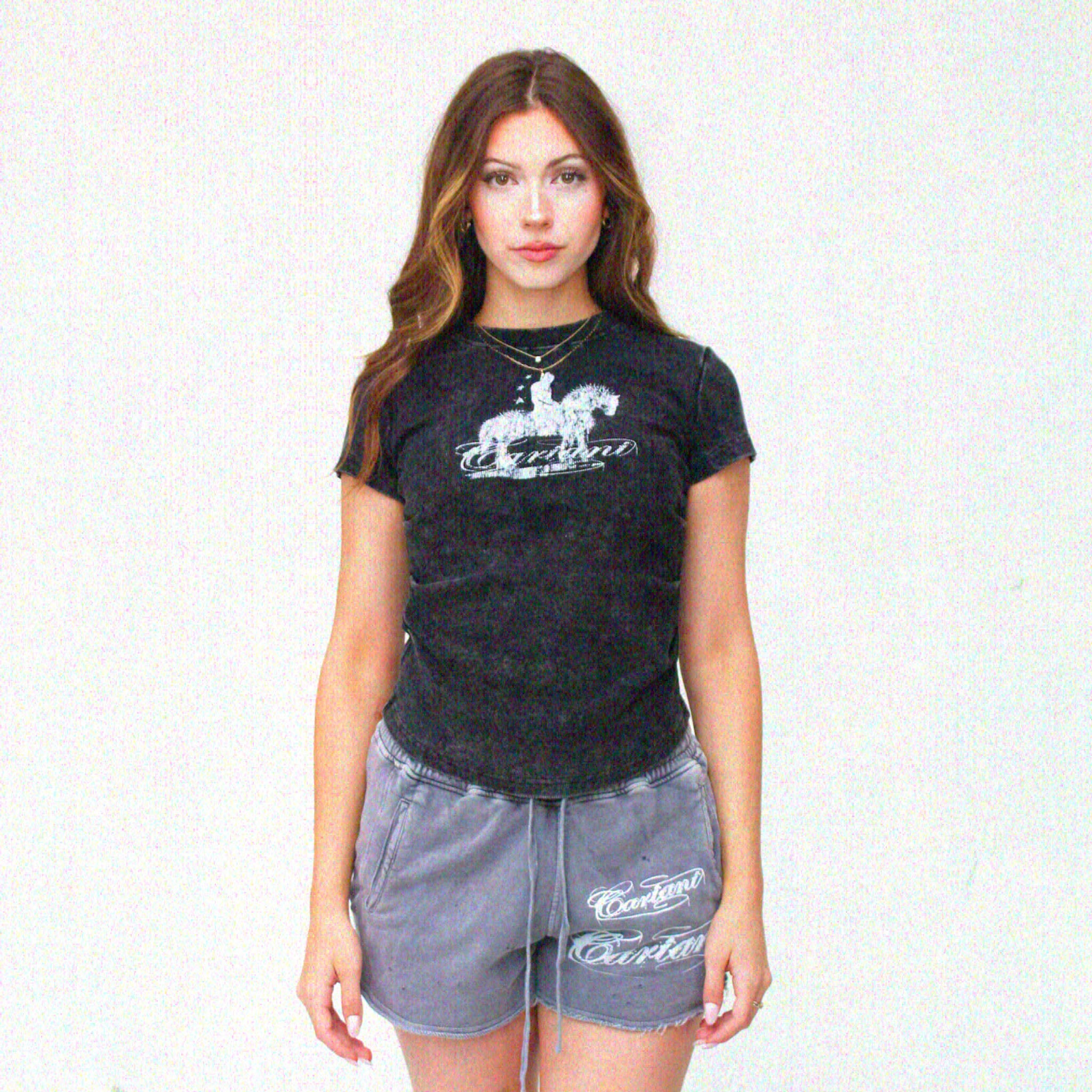CARIANI® Raw Edge Women's Script Shorts
