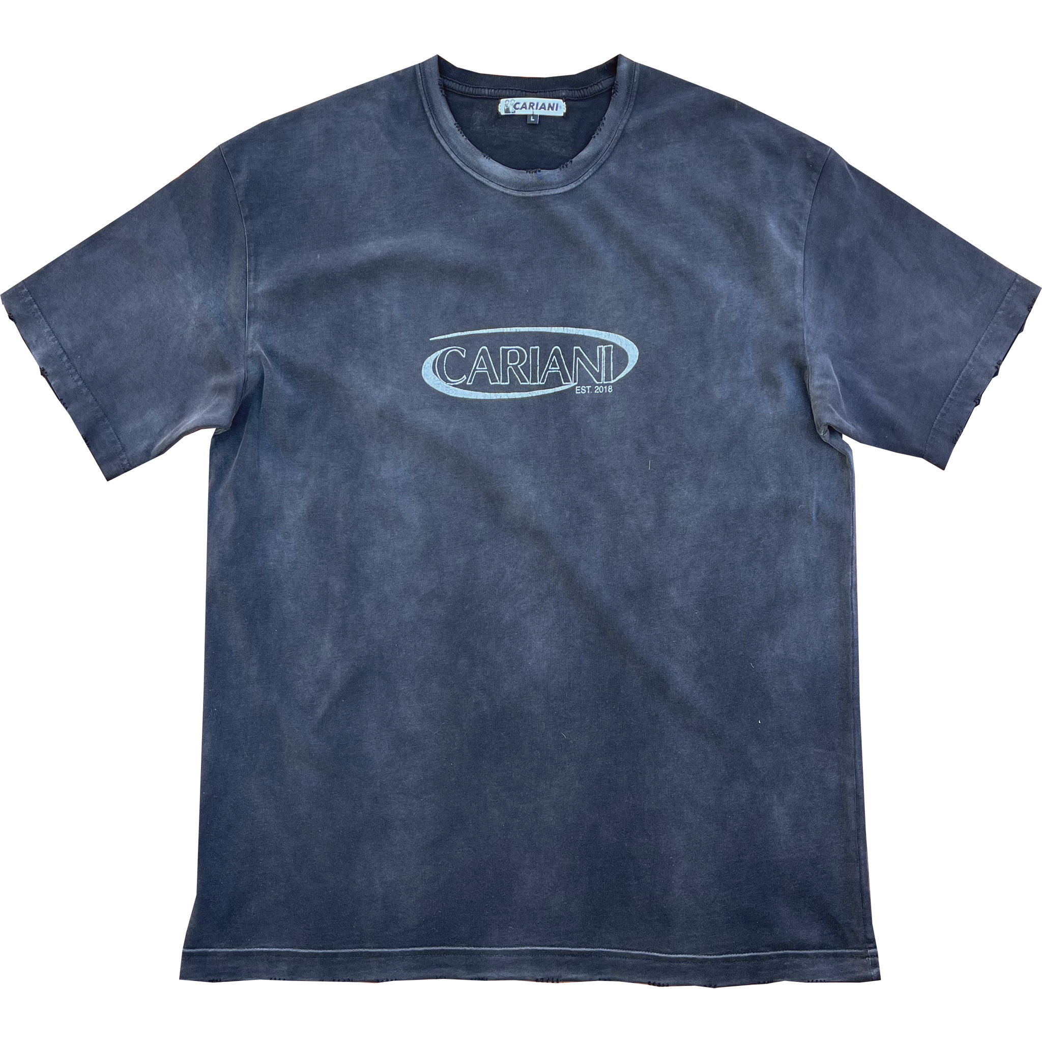 CARIANI® Cracked Oval Logo Tee