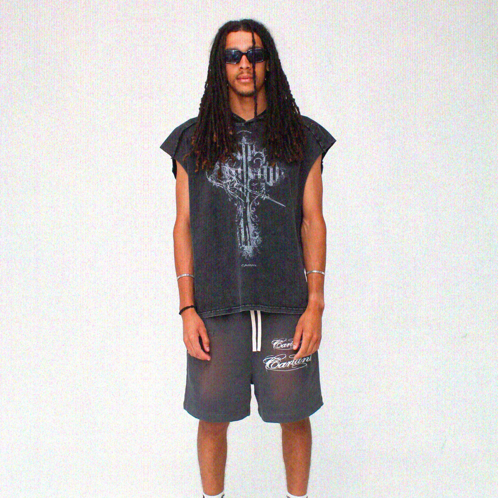 CARIANI® Lightweight Hooded Cross Tank