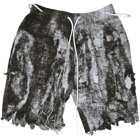 CARIANI™ Dystopia Layered Split Elastic Shorts