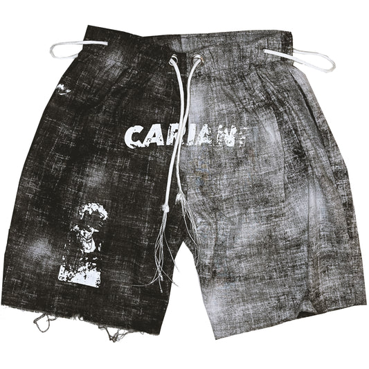 CARIANI™ Split Logo Elastic Shorts