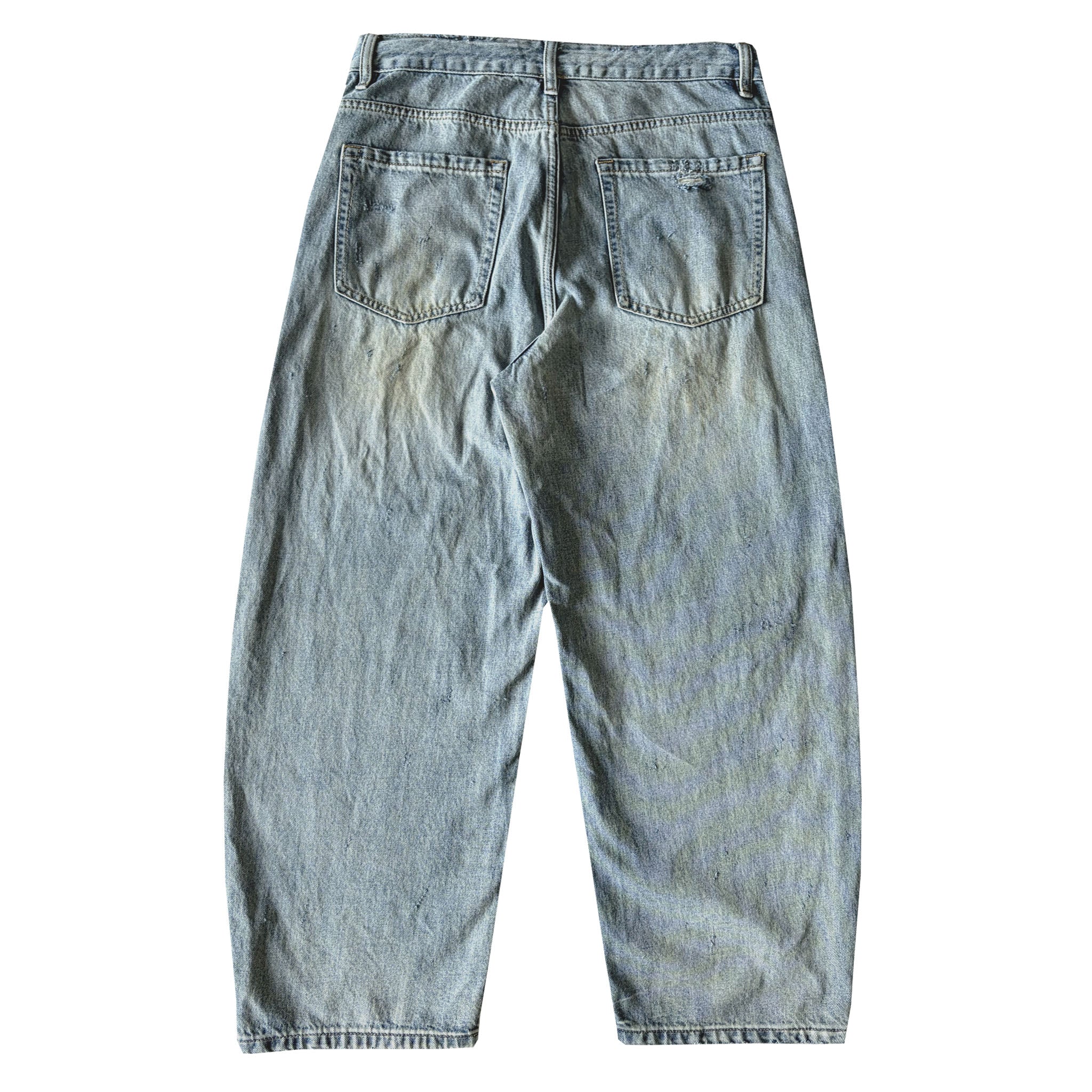 CARIANI® Logo Barrel Jeans
