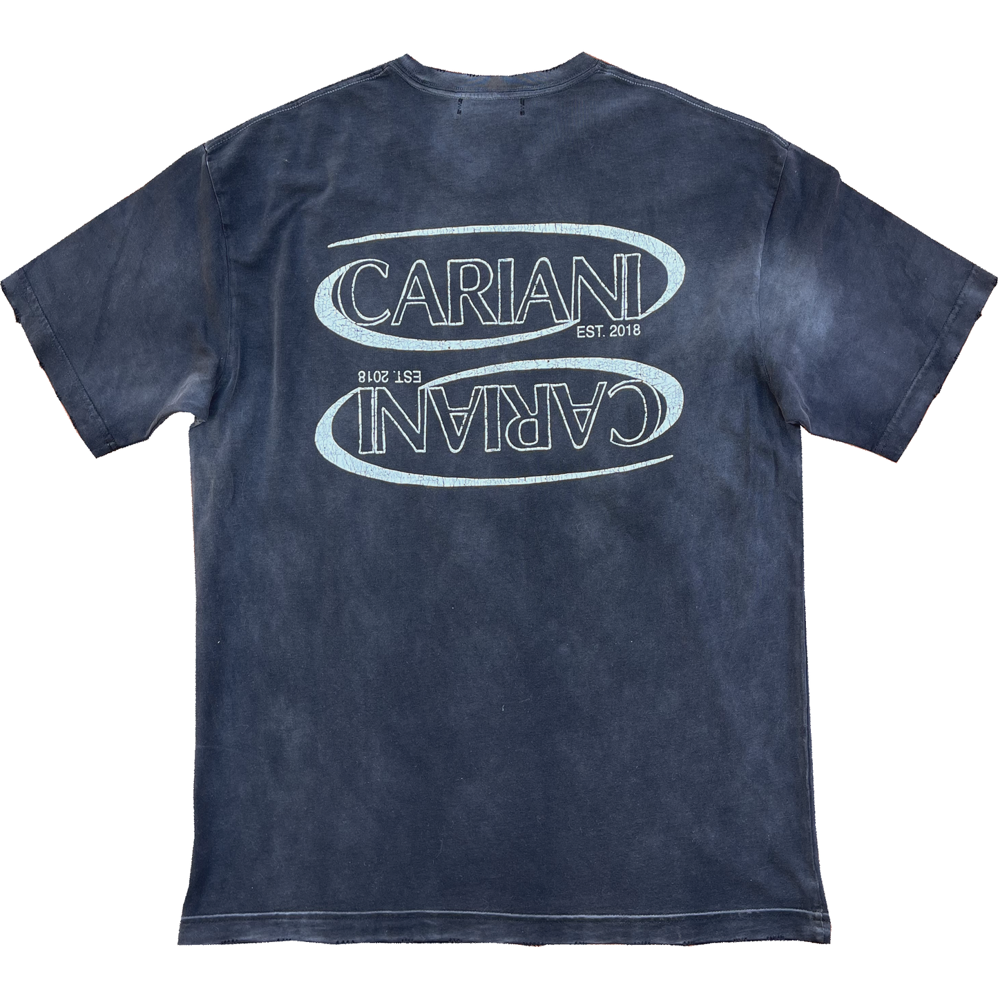 CARIANI® Cracked Oval Logo Tee