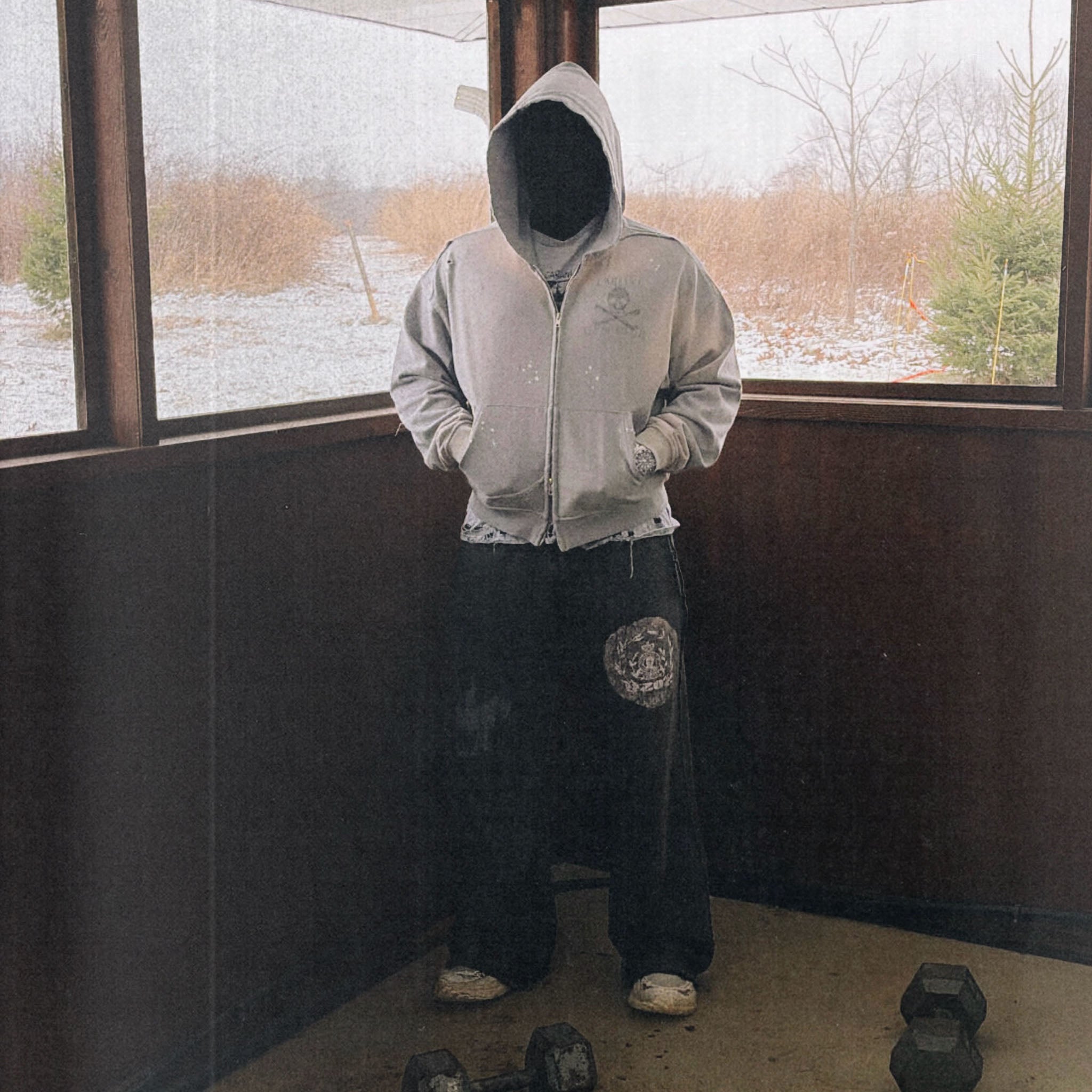 CARIANI® Gym Club Double Zip Pump Cover Hoodie