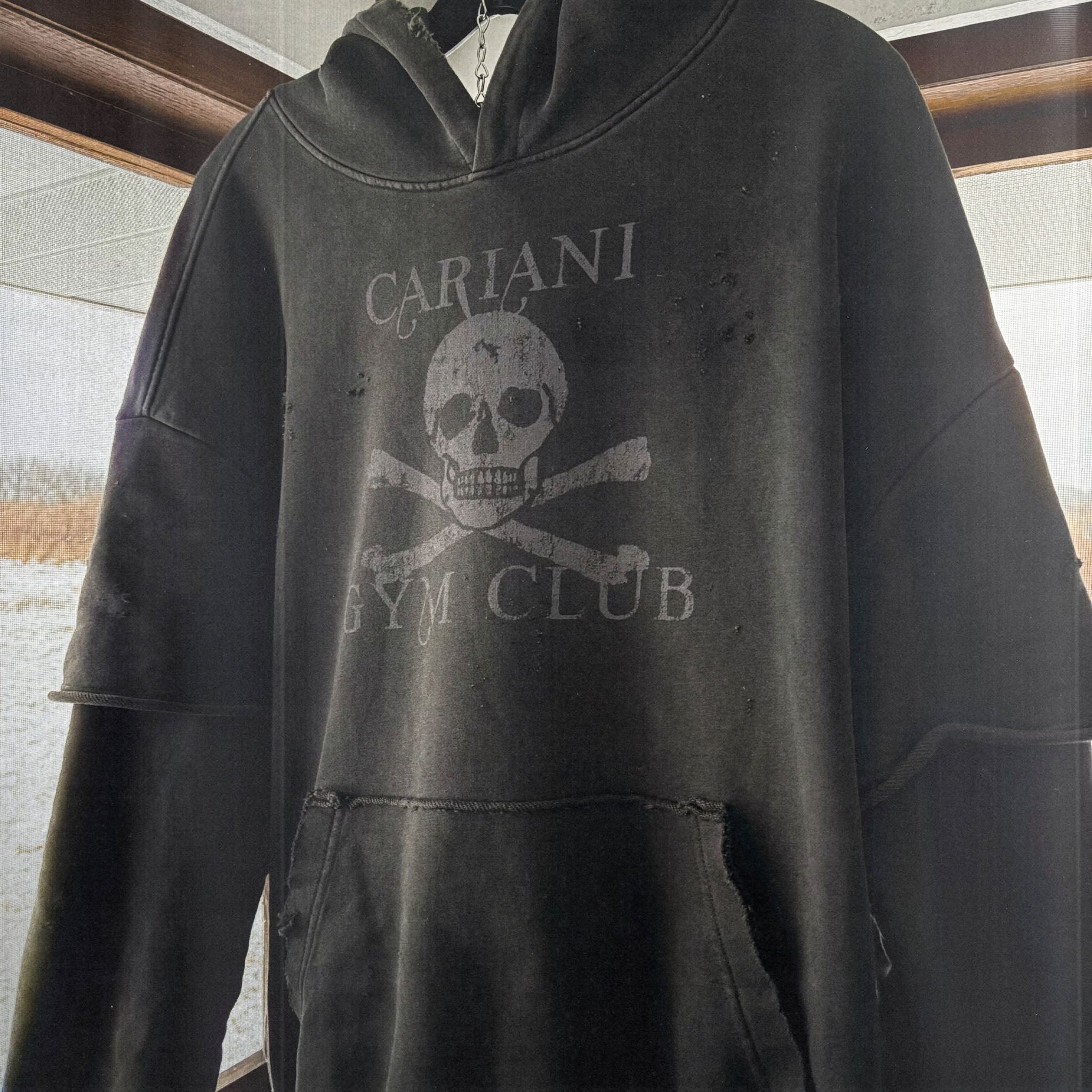 CARIANI® Gym Club Double Layered Pump Cover Hoodie